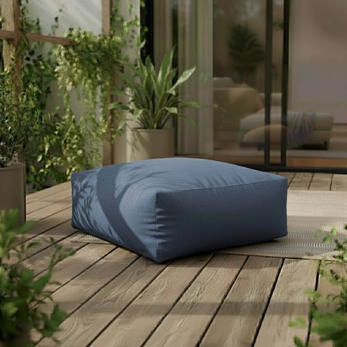Pouf De Jardin Pour Canapé Modulable Bleu Pacific Mixi
