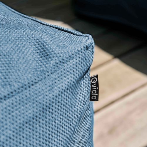 Pouf De Jardin Pour Canapé Modulable Bleu Pacific Mixi