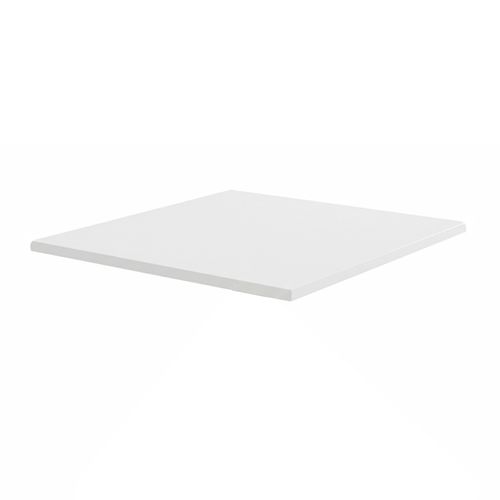Plateau De Table Carré Stratifié 60 X 60 Cm Blanc Haussmann