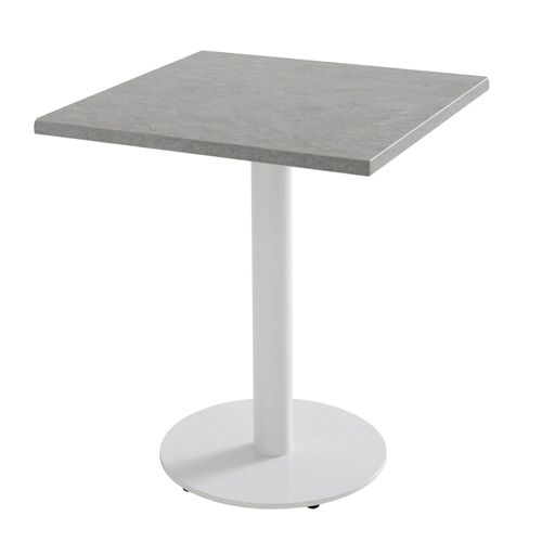Plateau De Table Carré Stratifié 60 X 60 Cm Béton Ciré Haussmann