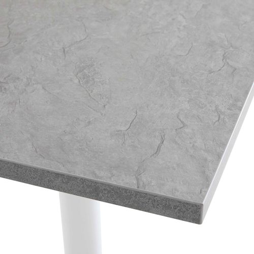 Plateau De Table Carré Stratifié 60 X 60 Cm Béton Ciré Rivoli