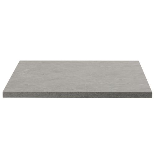 Plateau De Table Carré Stratifié 60 X 60 Cm Béton Ciré Rivoli