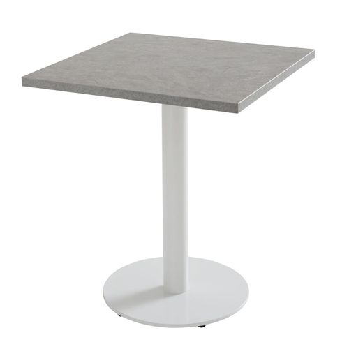 Plateau De Table Carré Stratifié 60 X 60 Cm Béton Ciré Rivoli
