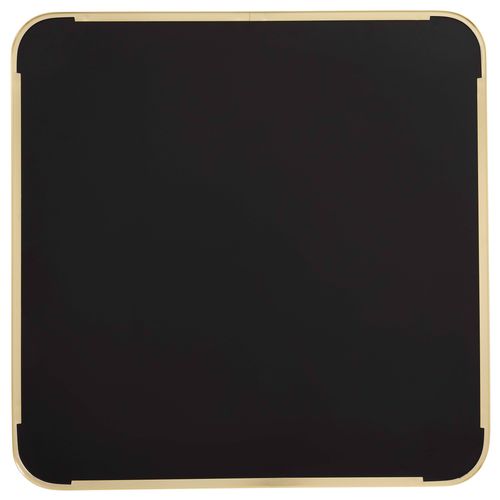 Plateau De Table Carré Terrazzo Cerclage Doré 60cm Montmartre