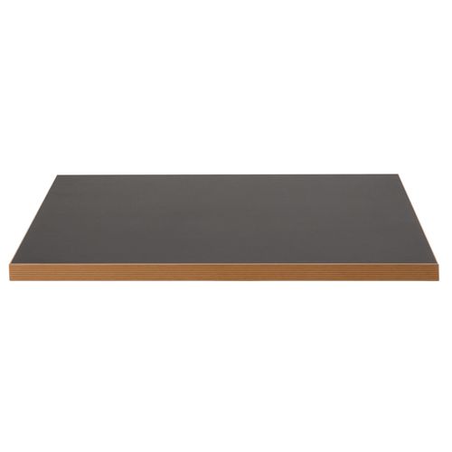 Plateau De Table Carré Noir 60cm La Villette