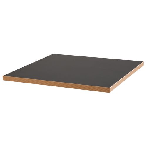 Plateau De Table Carré Noir 60cm La Villette