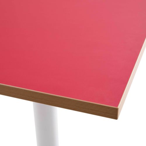 Plateau De Table Carré Rouge 60cm La Villette