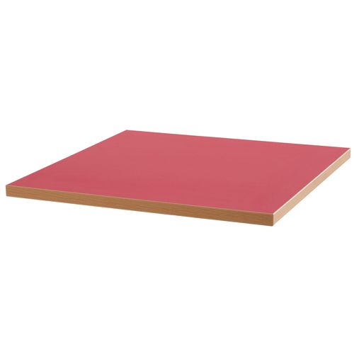 Plateau De Table Carré Rouge 60cm La Villette
