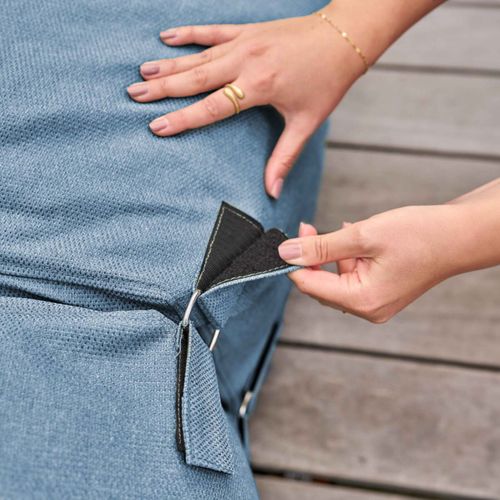 Salon De Jardin Modulable 3 Places Bleu Pacific Mixi