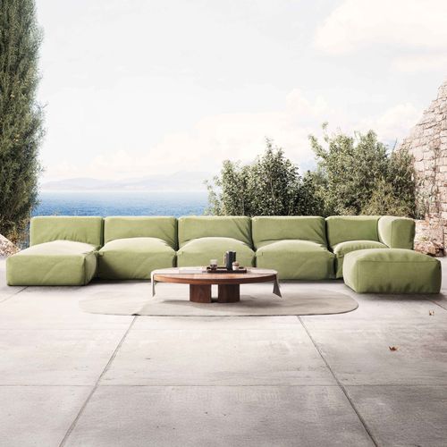 Salon De Jardin Modulable 6 Places Vert Cactus Mixi