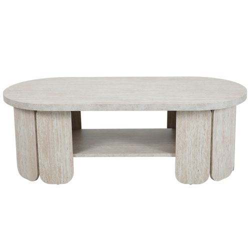 Table Basse En Mdf Effet Bois Blanc