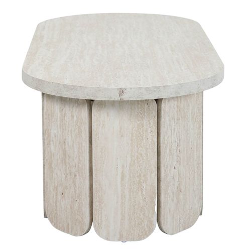 Table Basse En Mdf Effet Bois Blanc