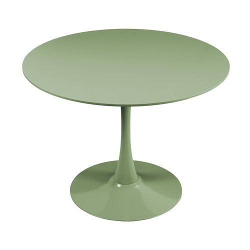 Table à Manger Ronde 4 Personnes D100 Cm Vert Fancy