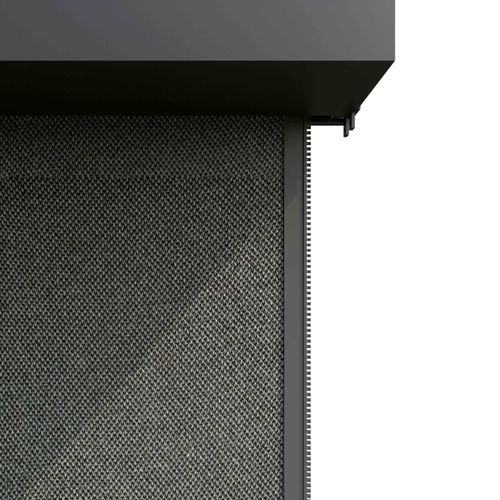 Pergola Bioclimatique Adossée 3x4m Et 1 Store Bois Gris Oia