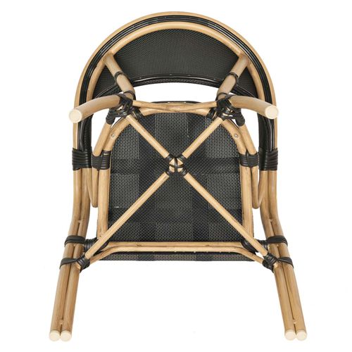 Chaise De Terrasse Empilable Bistrot Parisien Noire