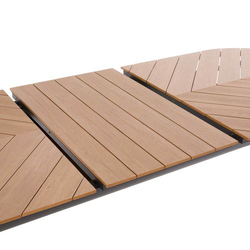 Ensemble Table Extensible 220/280 Cm Et 10 Chaises De Jardin