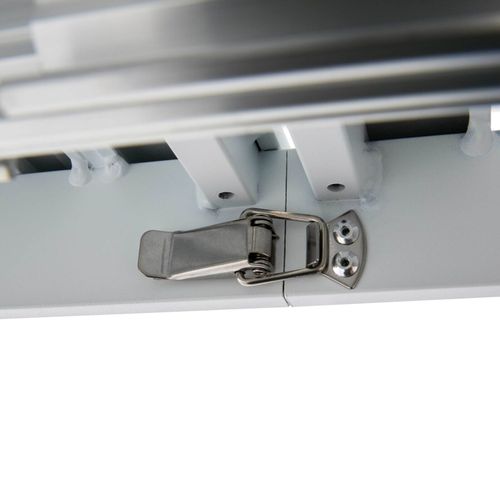 Ensemble Table Extensible Et 8 Chaises De Jardin En Aluminium Blanc