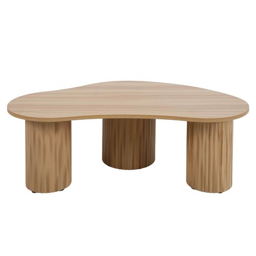 Table Basse En Mdf Décor Mélaminé Beige