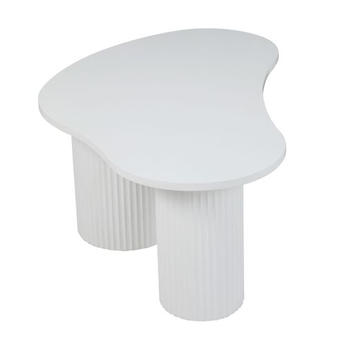 Table Basse En Mdf Décor Mélaminé Blanc