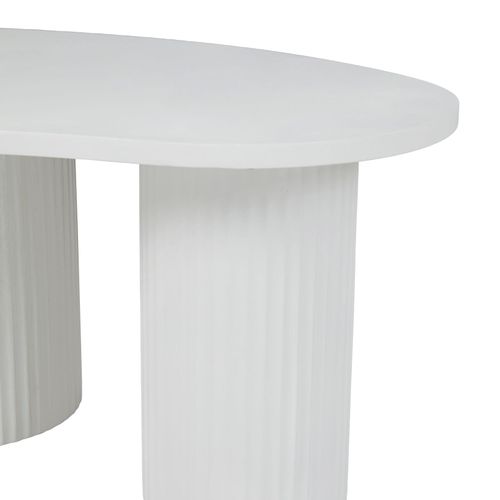 Table Basse En Mdf Décor Mélaminé Blanc