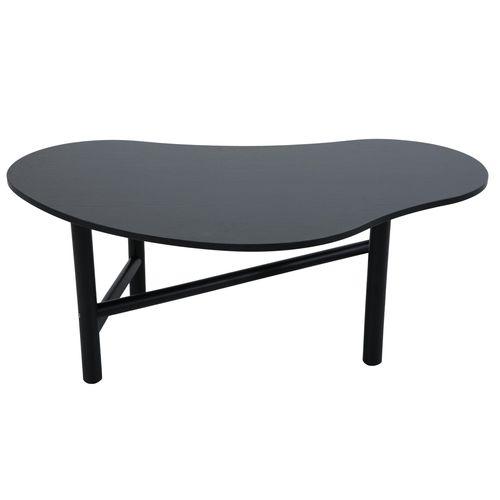 Table Basse Décor Mélaminé Noir