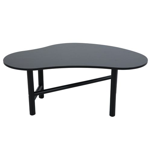 Table Basse Décor Mélaminé Noir