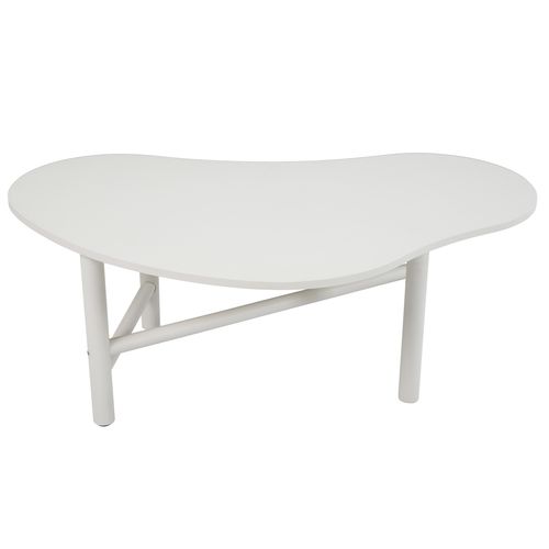 Table Basse Décor Mélaminé Écru