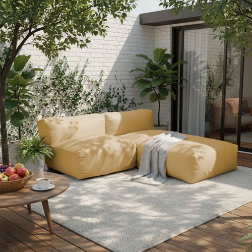 Salon De Jardin Modulable 2 Places Jaune Clair Mixi