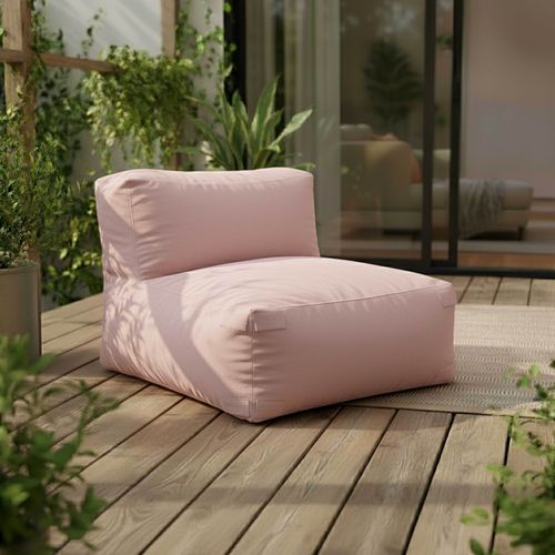 Salon De Jardin Modulable Rayé 5 Places Rose Poudré Mixi