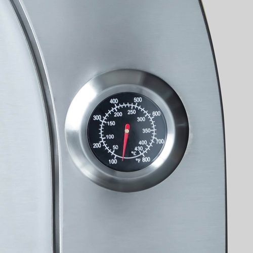 Cuisine Extérieure 3 Éléments Avec Four à Pizza Noir Memphis