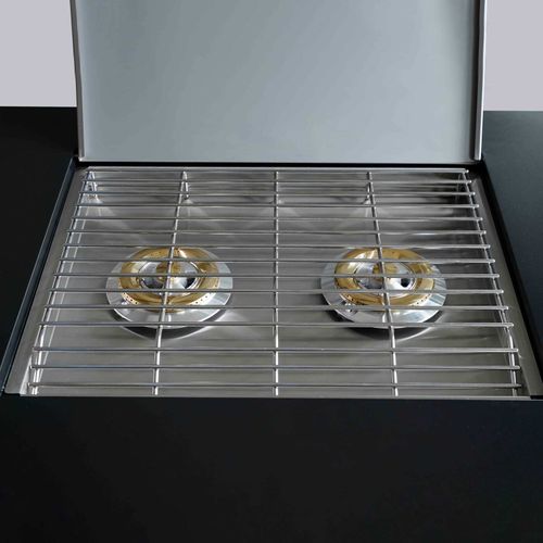 Cuisine D'extérieur 4 Éléments Avec Gazinière Noir