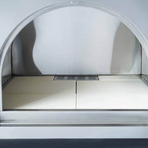 Cuisine D'extérieur 4 Éléments Avec Four à Pizza Noir Memphis