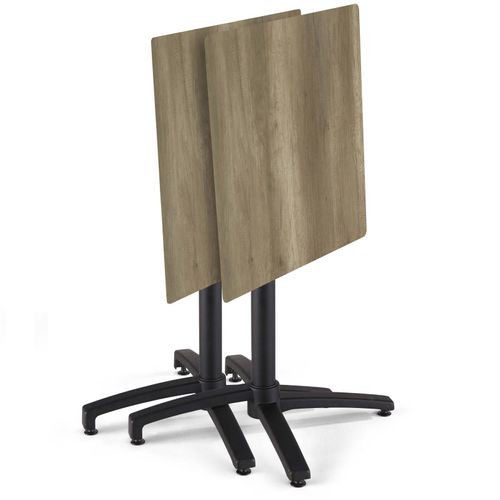 Plateau De Table Stratifié 60x60 Cm Chêne Fumé  Opera