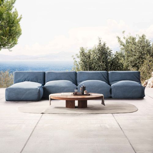 Salon De Jardin Modulable 4 Places Bleu Pacific Mixi