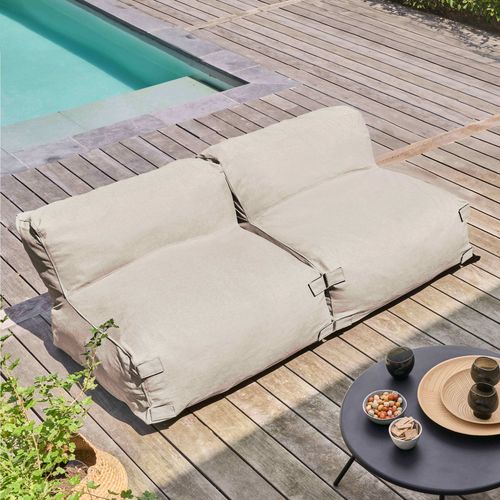 Salon De Jardin Modulable 2 Places Beige Mixi