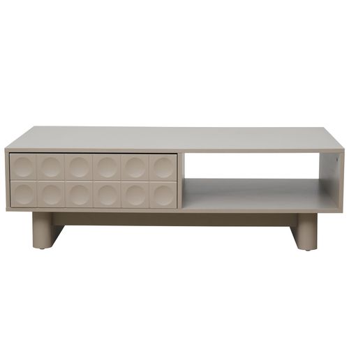 Table Basse Rectangulaire L120 Cm Beige