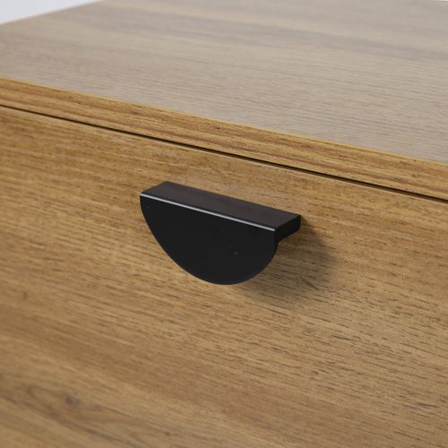 Meuble TV Suspendu 160 Cm Industriel Bois Clair