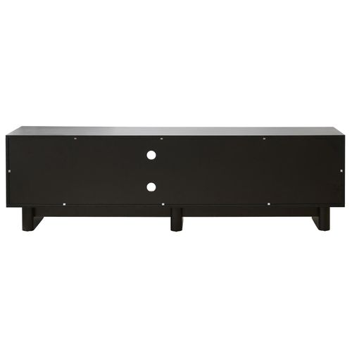 Meuble TV Rectangulaire 3 Portes L200 Cm Noir