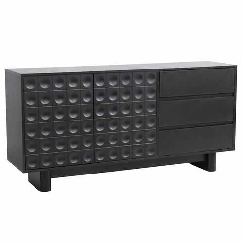 Buffet Moderne Rectangulaire L160 Cm Noir