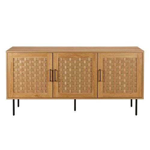 Buffet 3 Portes Scandinave Rectangulaire L150 Cm Bois