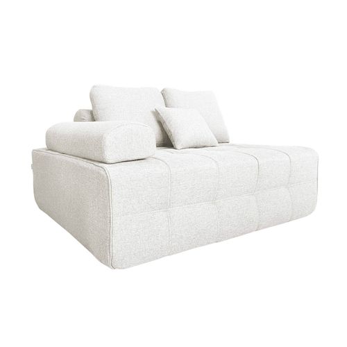 Canapé Modulable 4 Places En Tissu Écru L 282 Cm Snuggy