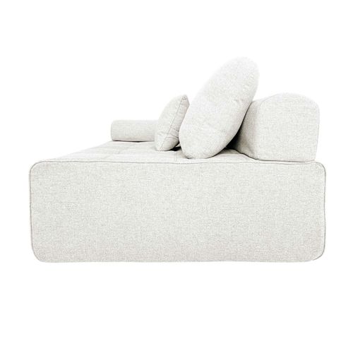 Canapé Modulable 4 Places En Tissu Écru L 282 Cm Snuggy
