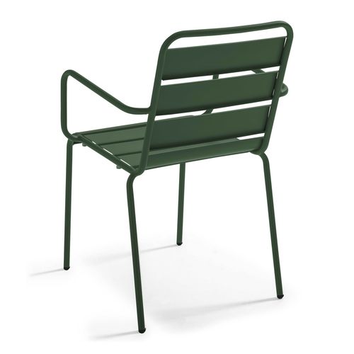 Fauteuil De Jardin En Métal Vert Forêt Palavas
