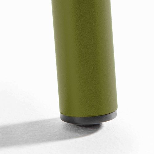 Table De Jardin En Acier 120 X 70 Cm Vert Kaki Palavas