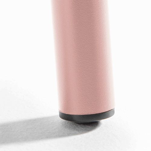 Table De Jardin Carrée En Métal Rose Poudré 70cm  Palavas