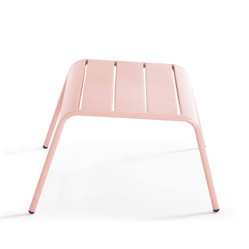 Repose Pied En Métal Rose Poudré Palavas