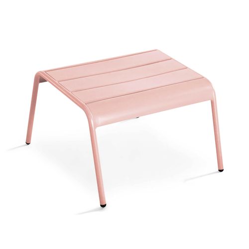 Repose Pied En Métal Rose Poudré Palavas