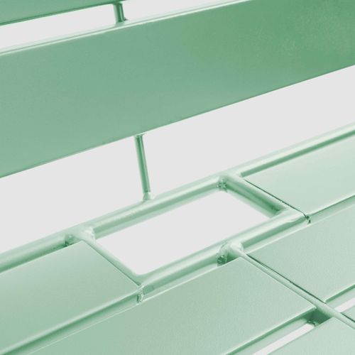 Salon De Jardin 4 Places En Métal Vert Sauge Palavas