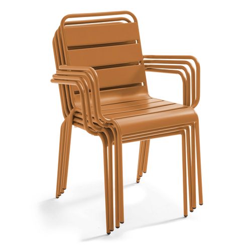 Fauteuil De Jardin En Métal Caramel Palavas