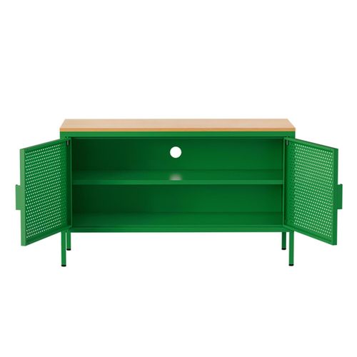 Buffet Moderne 2 Portes L100 Cm En Métal Vert